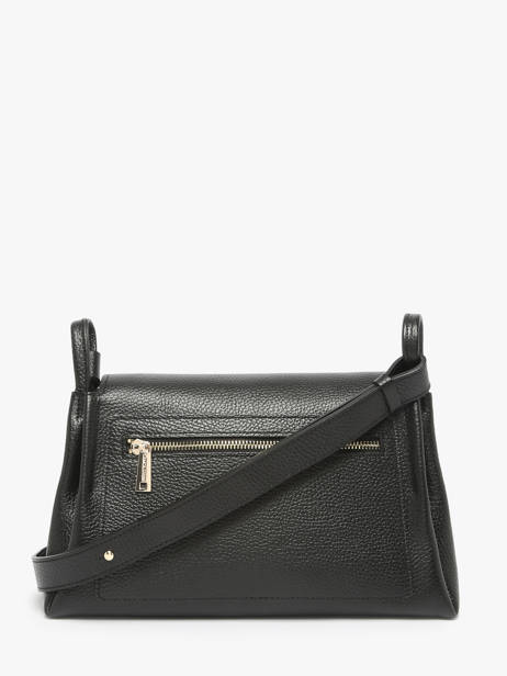 Sac Bandoulière Accordeon Double Cuir Lancaster Noir accordeon double 89 vue secondaire 3