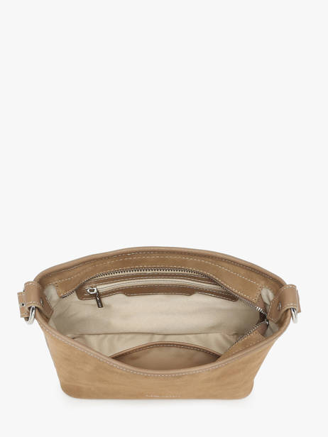 Sac Bandoulière Suede Cuir Lancaster Beige suede 80 vue secondaire 2