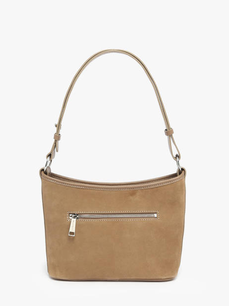 Sac Bandoulière Suede Cuir Lancaster Beige suede 80 vue secondaire 3