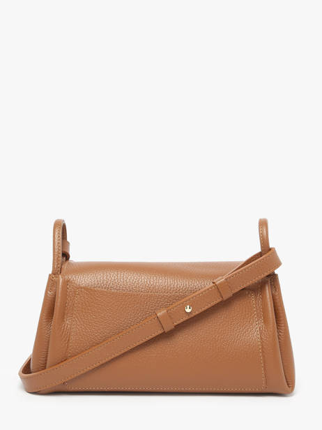 Sac Bandoulière Accordeon Double Cuir Lancaster Marron accordeon double 88 vue secondaire 3