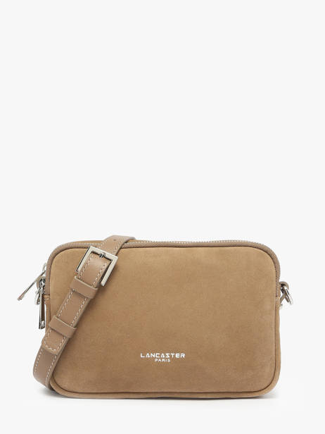 Sac Bandoulière Suede Cuir Lancaster Beige suede 65
