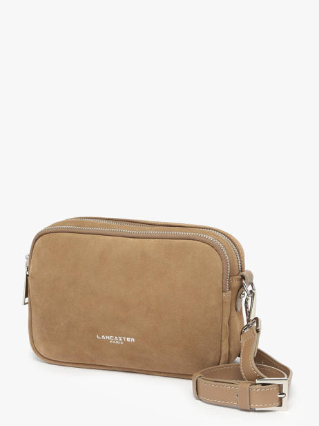 Sac Bandoulière Suede Cuir Lancaster Beige suede 65 vue secondaire 1