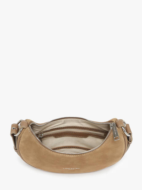 Sac Bandoulière Suede Cuir Lancaster Beige suede 81 vue secondaire 2