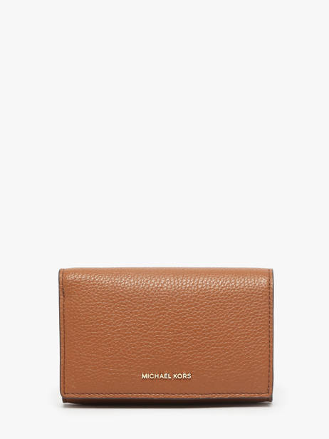 Portefeuille Cuir Michael kors Marron jet set T5GJ6D9L