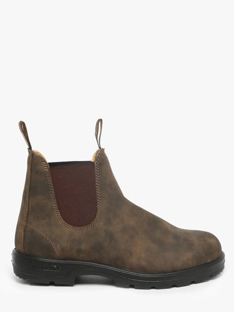 Chelsea Boots  En Cuir Blundstone Marron men 585
