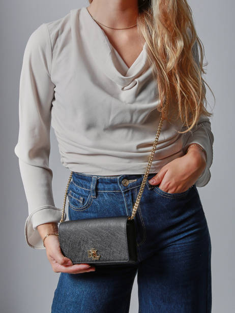 Sac Bandoulière Dryden Cuir Lauren ralph lauren Noir dryden 32966784 vue secondaire 1