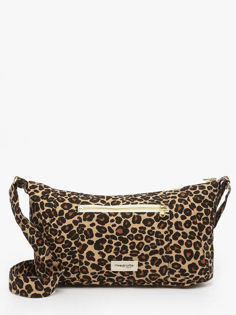 Le Sac Crossbody Mini Charlot Coton Recyclé Rivedroite Marron forever wild MCHARFOR