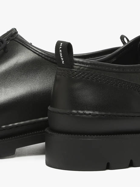 Chaussures Derbies En Cuir Kleman Noir men MAJOR vue secondaire 3