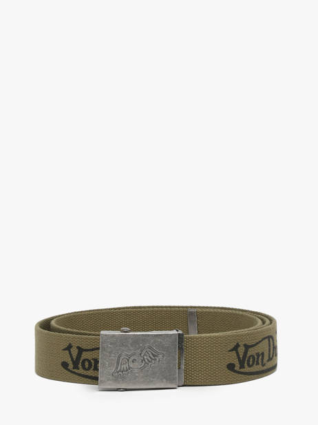 Ceinture Ajustable Nylon Von dutch Vert belt NYLON