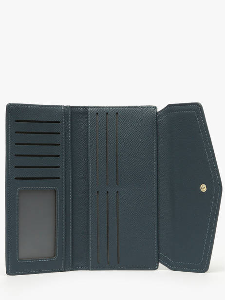 Portefeuille Saffiano David jones Bleu saffiano P164 vue secondaire 1