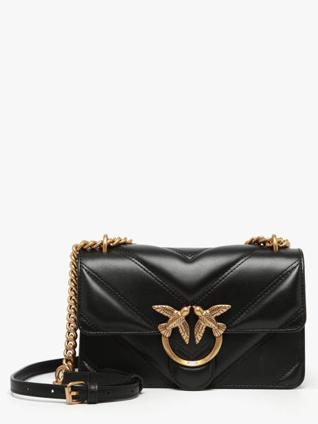 Sac Bandoulière Love Bag Icon Pinko Noir love bag icon 4550A2OS