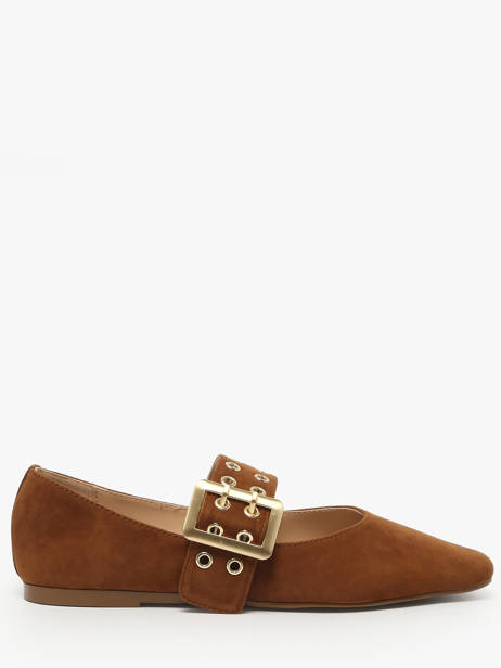 Ballerines Avec Brides En Cuir Steve madden Marron women 11004770