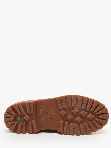 Chaussure Bateau Compensée Stone Street En Cuir Timberland Marron women 2QDMD571 vue secondaire 4