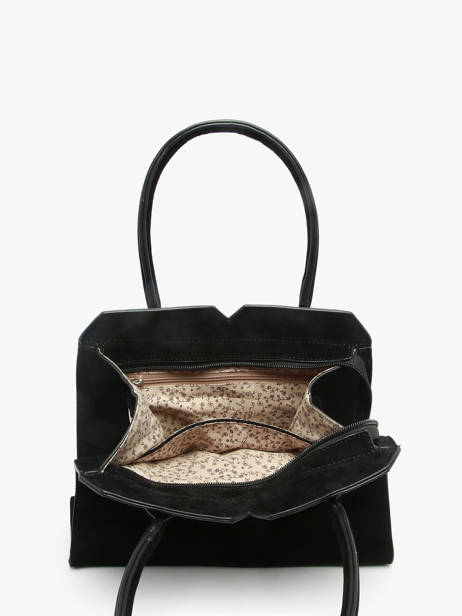 Sac Porté Main Velvet Miniprix Noir velvet F7510 vue secondaire 2