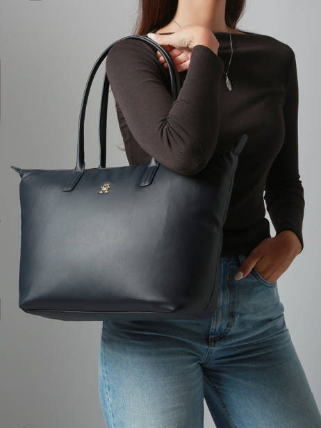 Sac Porté épaule Popette Nylon Tommy hilfiger Bleu popette AW17705 vue secondaire 1