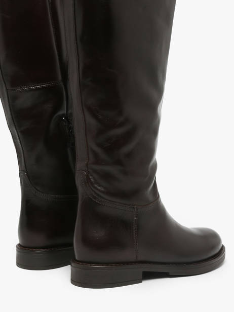 Bottes En Cuir Mjus Marron women L92304 vue secondaire 2