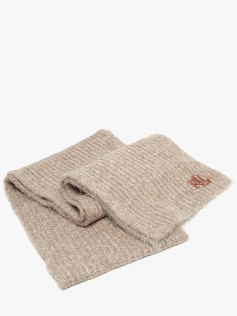 Écharpe Lauren ralph lauren Beige textile 54P04469 vue secondaire 2