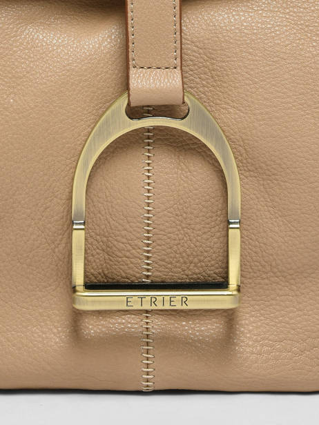 Sac Porté épaule S Etalon Cuir Etrier Beige etalon EETA197S vue secondaire 5