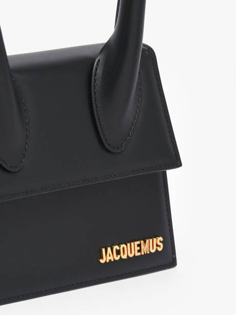 Sac Bandoulière D'occasion Chiquito Moyen Cuir Jacquemus Noir second life 1566432 vue secondaire 2