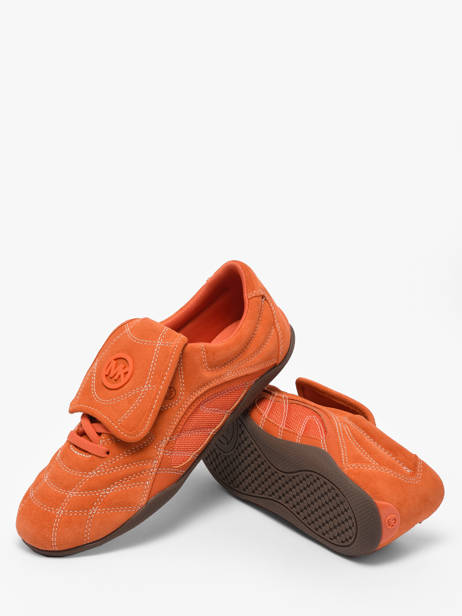 Sneakers En Cuir Michael kors Orange women YFS1S835 vue secondaire 2