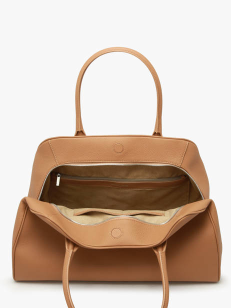 Sac Porté épaule Barbara Cuir Nathan baume Marron state 1 vue secondaire 3