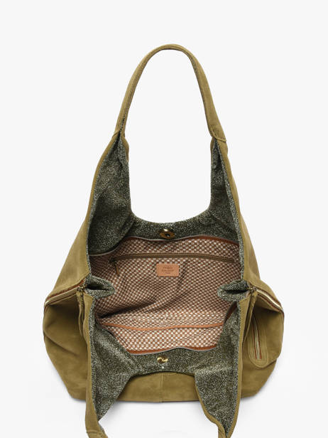 Sac Porté épaule Vintage Cuir Mila louise Beige vintage 23030V vue secondaire 3