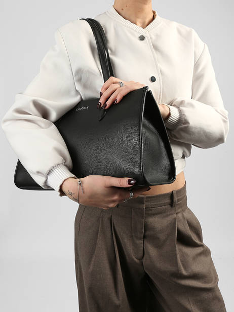 Sac Porté épaule Elegance Lacoste Noir elegance NF5257EG vue secondaire 1