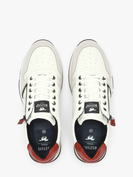Sneakers Mustang Blanc men M0281002 vue secondaire 3