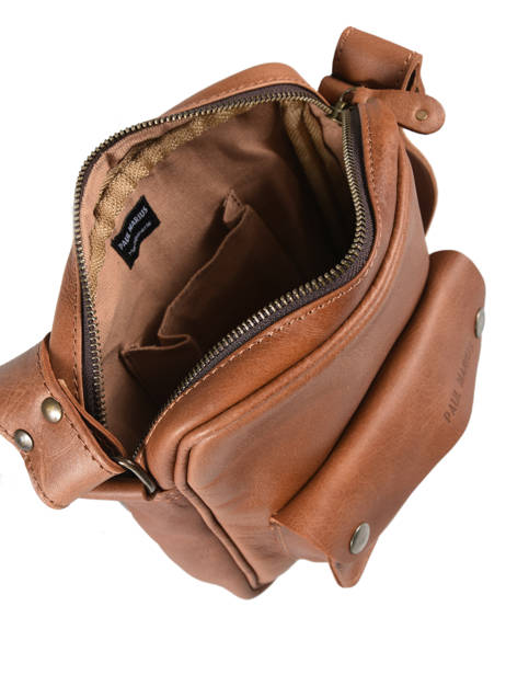 Le Sac BandouliÃ¨re Lesaint Marc Paul marius Marron vintage STMARC vue secondaire 4