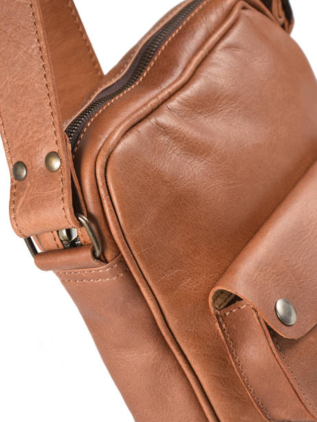 Le Sac BandouliÃ¨re Lesaint Marc Paul marius Marron vintage STMARC vue secondaire 1