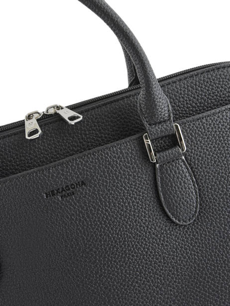Sac Porté Main Madrid Hexagona Noir madrid 535984 vue secondaire 2