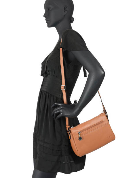 Sac Bandoulière Confort Cuir Hexagona Marron confort 466744 vue secondaire 1