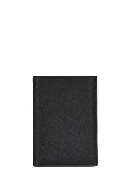 Portefeuille L Vertical ZippÃ© Charles Cuir Le tanneur Noir charles TCHA3312