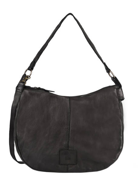Sac BandouliÃ¨re Heritage Cuir Biba Noir heritage BT17