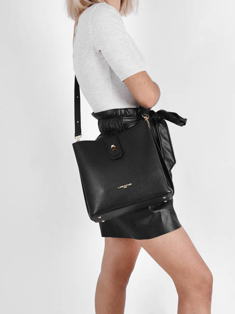 Sac BandouliÃ¨re Foulonne Double Lancaster Noir foulonne double 44 vue secondaire 1