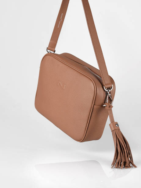 Sac Bandoulière Camera Bag Cuir Nathan baume Marron nathan 2 vue secondaire 2