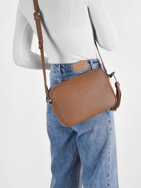 Sac Bandoulière Camera Bag Cuir Nathan baume Marron nathan 2 vue secondaire 1