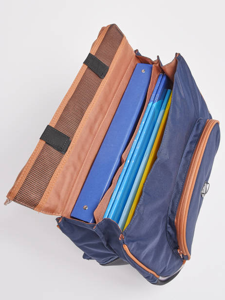 Cartable Ã  Roulettes 2 Compartiments Tann's Bleu les fantaisies g - 22-42111 vue secondaire 3