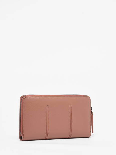 Portefeuille FoulonnÃ© Cuir Yves renard Rose foulonne 29984 vue secondaire 2