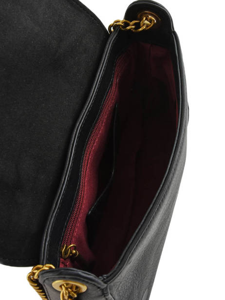 Sac BandouliÃ¨re Capri Cuir  Nat et nin Noir vintage CAPRI vue secondaire 3