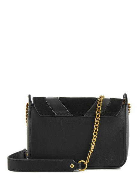 Sac BandouliÃ¨re Capri Cuir  Nat et nin Noir vintage CAPRI vue secondaire 4
