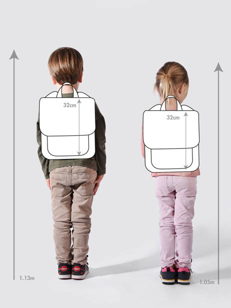 Mini Sac Ã  Dos Pret Marron buddies for life 3895 vue secondaire 1