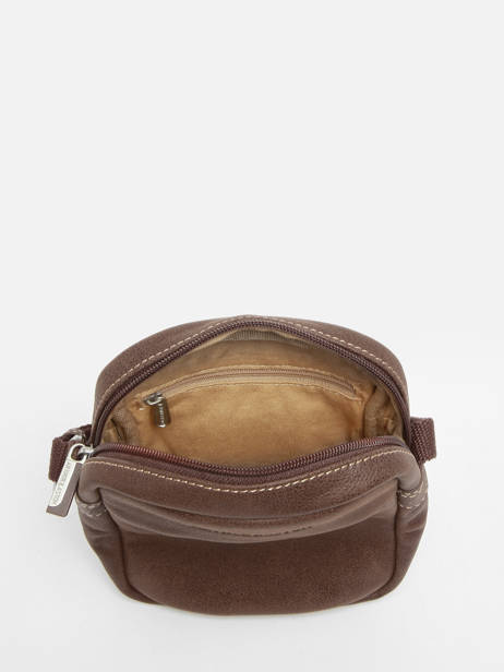 Sac BandouliÃ¨re Arthur & aston Marron cristiano 1082 vue secondaire 3