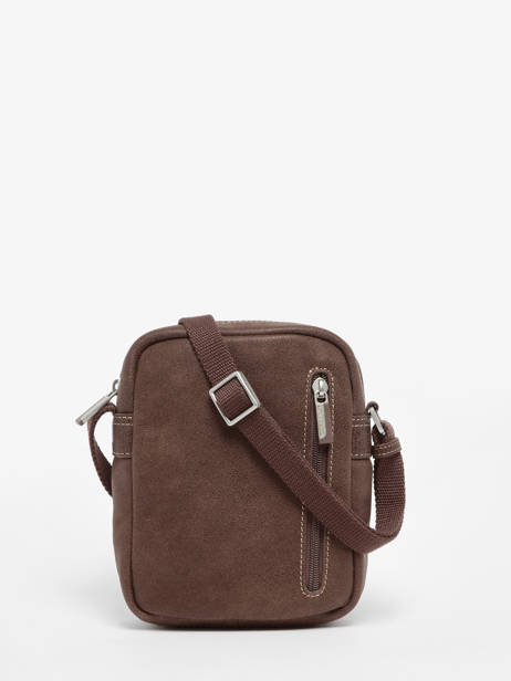 Sac BandouliÃ¨re Arthur & aston Marron cristiano 1082 vue secondaire 4
