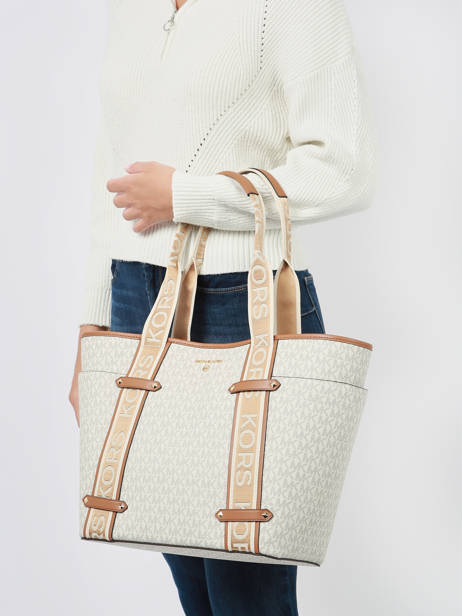 Sac PortÃ© Ã©paule Maeve Cuir Michael kors Beige maeve T2G5VT3B vue secondaire 2